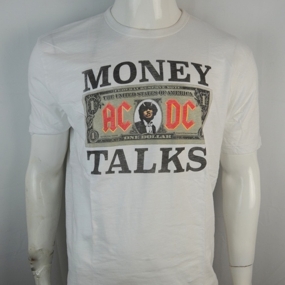 Lucky Brand Other - Lucky Brand Men's T shirt XL AC/DC Band White